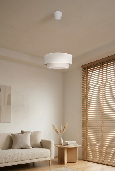 Brilagi - LED полилей на кабел BOHO ECO 1xE27/10W/230V пр. 40 см в кремав цвят