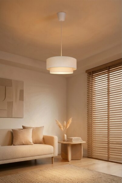 Brilagi - LED полилей на кабел BOHO ECO 1xE27/10W/230V пр. 40 см в кремав цвят