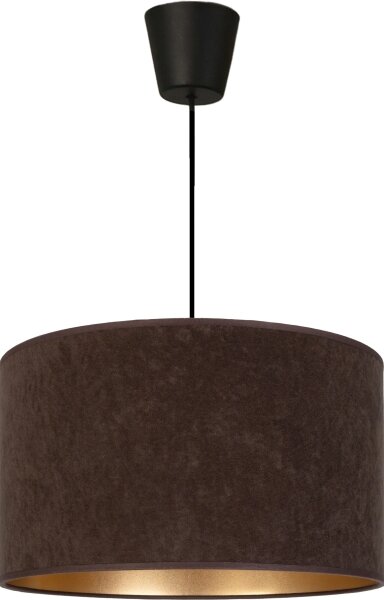 Brilagi - Подвесен полилей на кабел VELVET, 1xE27/60W/230V, диаметър 40 см, кафяв/златист