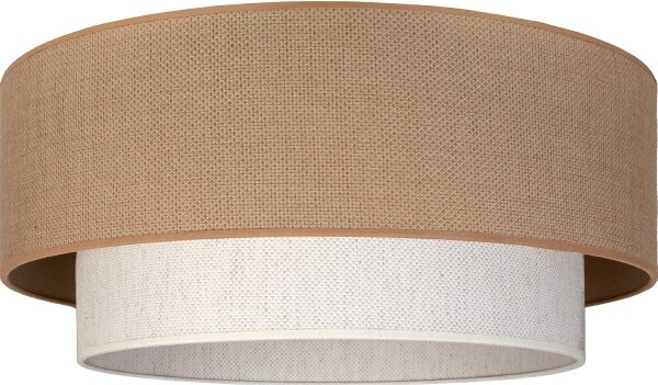 Brilagi - LED таванно осветително тяло BOHO ECO 1xE27/10W/230V Ø 40 см бежово/кремаво