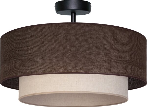 Brilagi - LED приставен плафон BOHO ECO 1xE27/10W/230V Ø 40 см кафяв/кремав