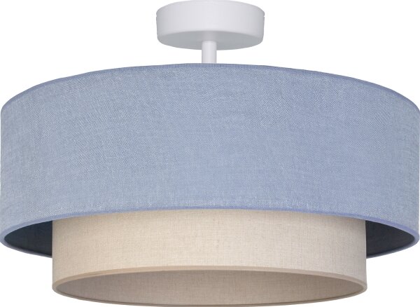 Brilagi - LED полилей за повърхностен монтаж BOHO ECO 1xE27/10W/230V Ø 40 см син/кремав