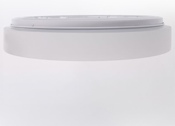 Brilagi - LED димируема таванна лампа WALDO LED/48W/230V диаметър 40 см бяло/сребристо+дистанционно