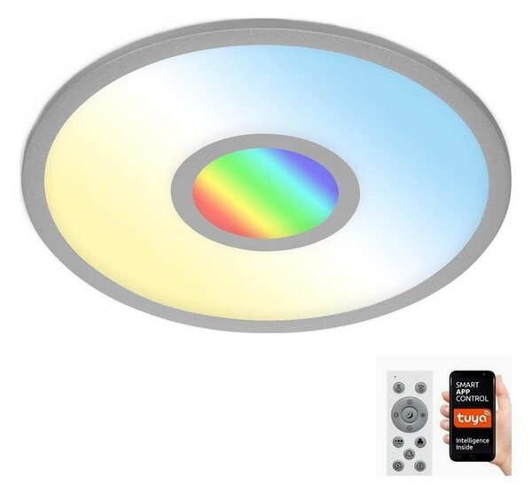 Brilo -LED RGB Димируем плафон CENTRO LED/24W/230V Wi-Fi Tuya + д.у