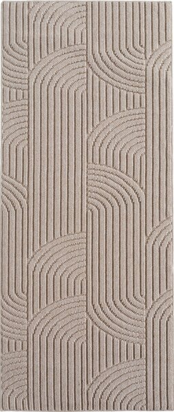 Килим пътека, Helix V2, бежов, 80x250 см