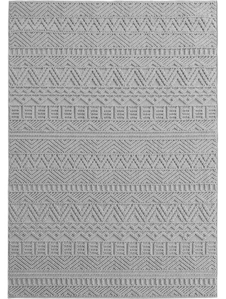 Килим, Helix etно V3, сребрист, 160x230 см