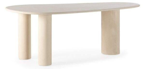 Трапезна маса от декор от камък 100x201 cm Daila – MOME