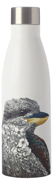 Бяла термобутилка от неръждаема стомана Marini Ferlazzo Kookaburra, 500 ml - Maxwell & Williams