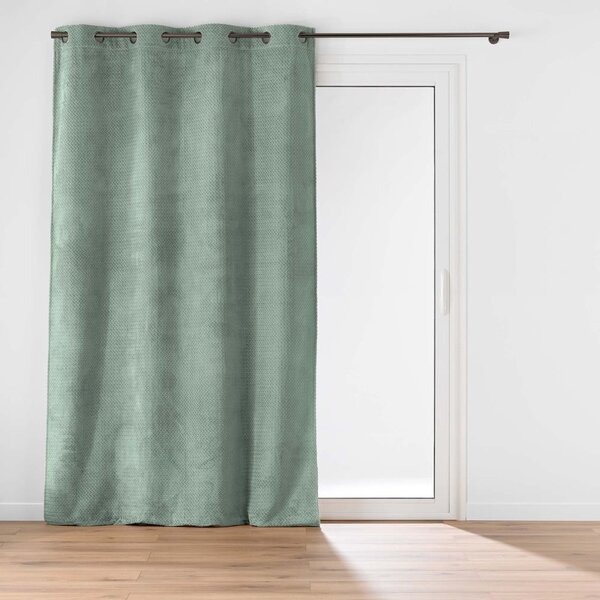 Зелено перде от микрофланела 140x240 cm Flanela – douceur d'intérieur
