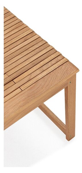 Масичка за кафе от масивен дъб в естествен цвят 60x70 cm Unai – MOME