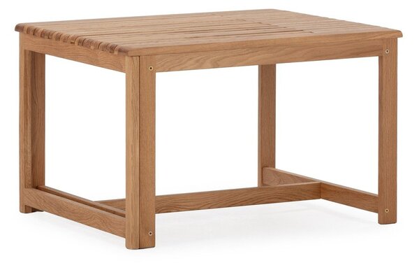 Масичка за кафе от масивен дъб в естествен цвят 60x70 cm Unai – MOME