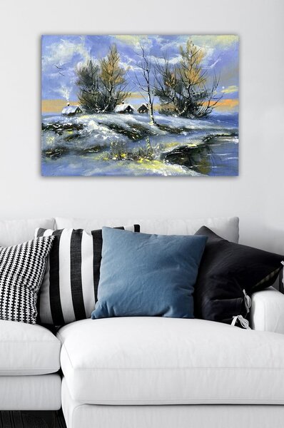 Живопис 70x50 cm Winter - Wallity