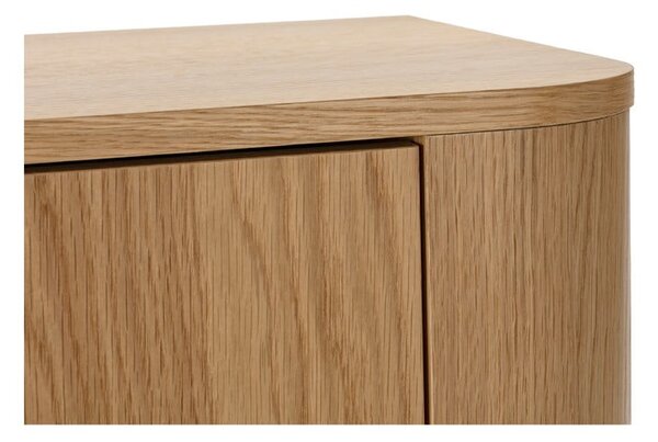 Шкафче от декор от дъб в естествен цвят 100x133x40 cm Padoc – MOME