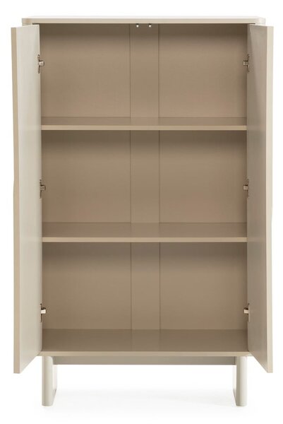 Кремаво шкафче 80x130x40 cm Solei – MOME