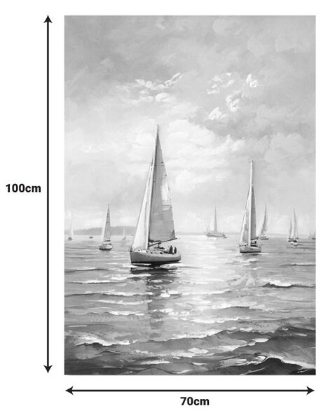 Картина на платно Sailsy 70x3x100см