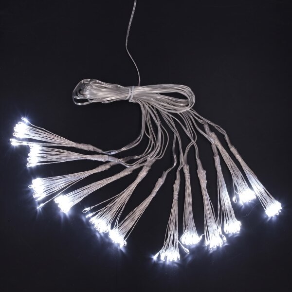BRILAGI - LED Външна коледна гирлянда 300xLED 7m IP44 студено бяло фойерверк