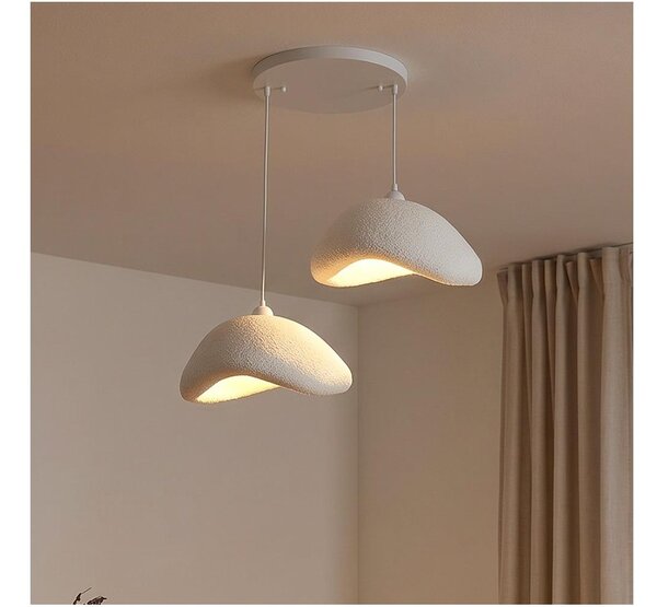 BRILAGI - Полилей на кабел WABI SABI 2xE27/40W/230V Ø 74 cm бял
