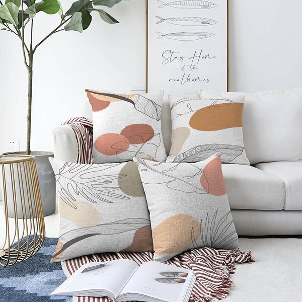 Комплект от 4 калъфки за възглавници Uma, 55 x 55 cm - Minimalist Cushion Covers