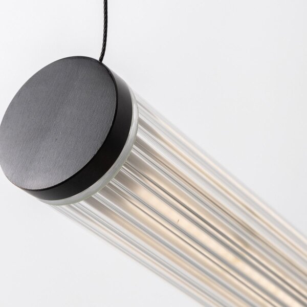 Zuma Line 1238 - LED полилей на кабел с димер COMO LED/64W/230V 2700-6500K черен + дистанционно управление
