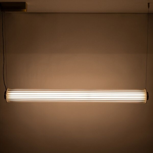 Zuma Line 1232 - димируем LED полилей на кабел COMO LED/39W/230V 2700-6500K златист + дистанционно управление