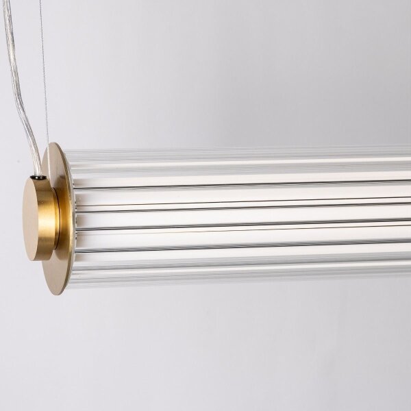 Zuma Line 1232 - димируем LED полилей на кабел COMO LED/39W/230V 2700-6500K златист + дистанционно управление