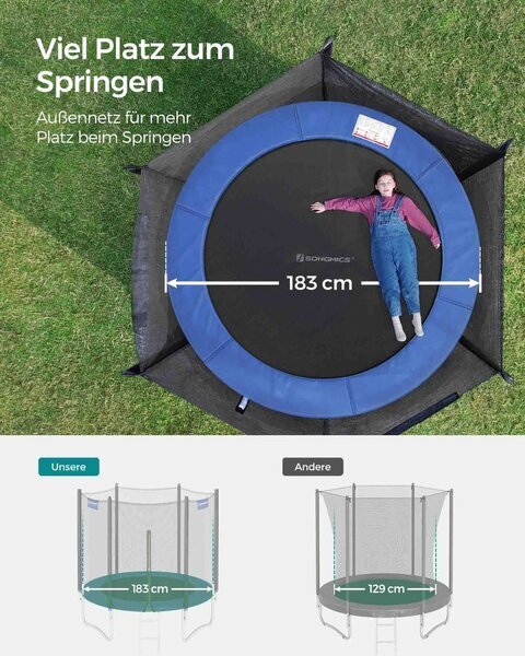 Батут SONGMICS 183 см