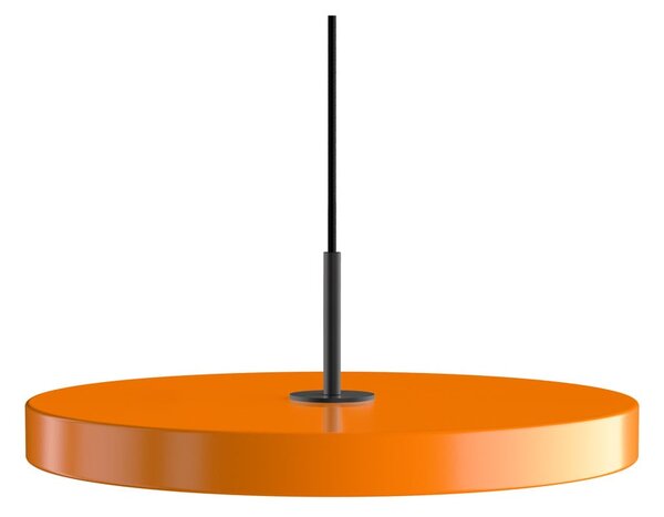 Оранжево LED висящо осветително тяло с метален абажур ø 43 cm Asteria Medium – UMAGE