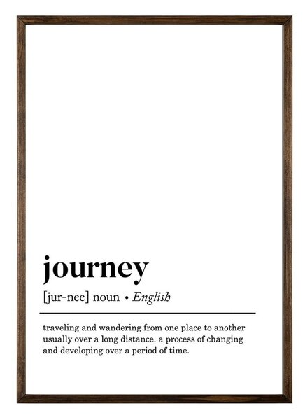 Плакат 50x70 cm Journey - Wallity