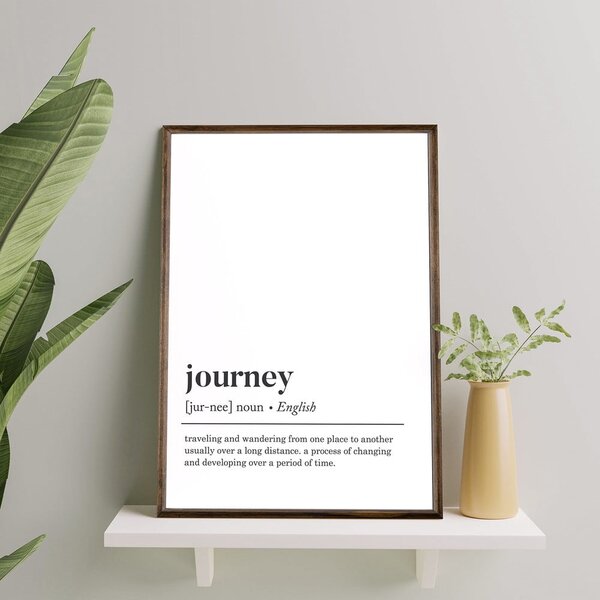 Плакат 50x70 cm Journey - Wallity