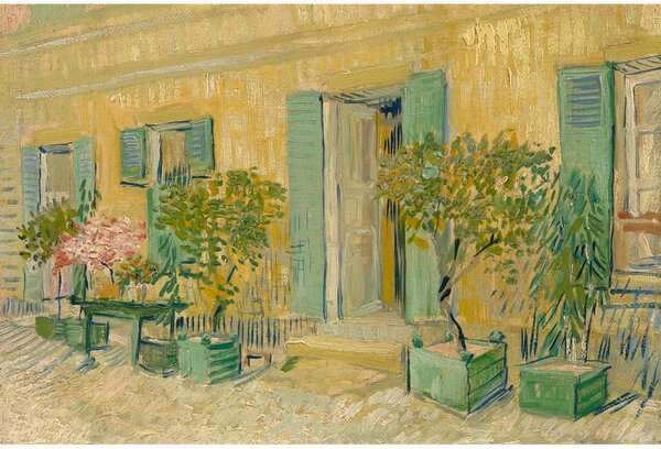 Живопис - репродукция 90x60 cm Exterior of a Restaurant in Asnières, Vincent van Gogh - Fedkolor