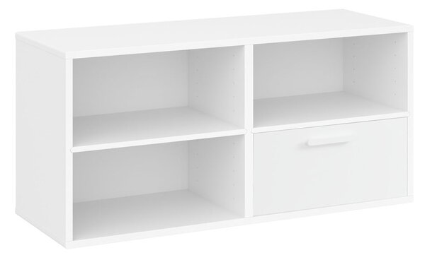 Бял нисък скрин с чекмеджета 90x43 cm Keep by Hammel - Hammel Furniture