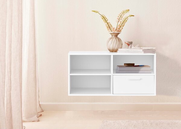 Бял нисък скрин с чекмеджета 90x43 cm Keep by Hammel - Hammel Furniture