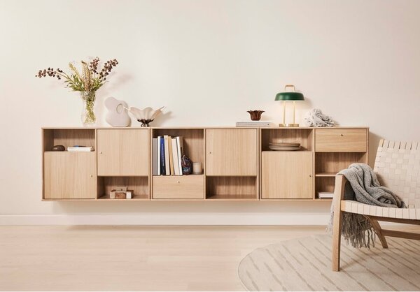 Нисък скрин от дъб 267x61 cm Mistral - Hammel Furniture