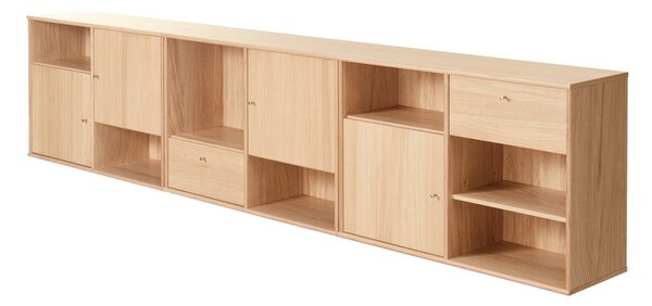 Нисък скрин от дъб 267x61 cm Mistral - Hammel Furniture