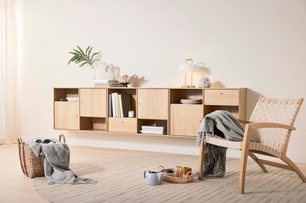 Нисък скрин от дъб 267x61 cm Mistral - Hammel Furniture