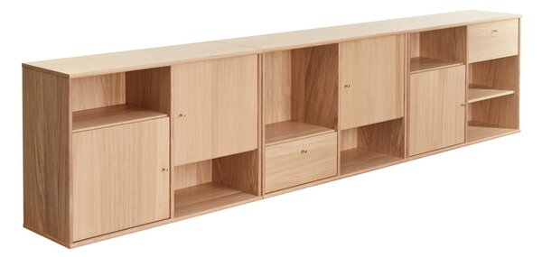 Нисък скрин от дъб 267x61 cm Mistral - Hammel Furniture