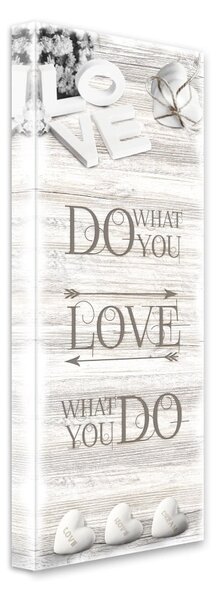 Картина върху платно Do What, 27 x 75 cm Shabby - Styler