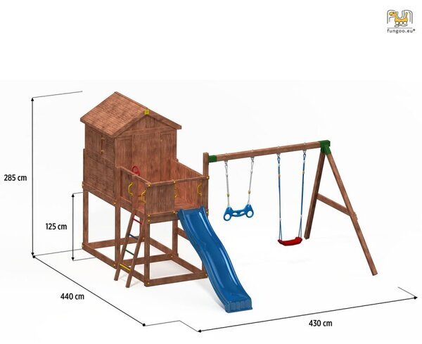 Детска площадка Fungoo - My House + Move