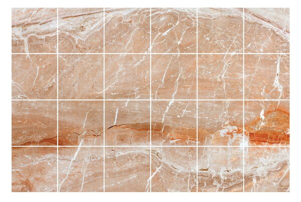 Комплект стикери за плочки 24 бр. 15x15 cm Marble Tiles Torino - Ambiance