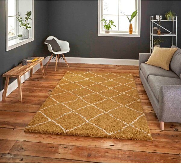 Горчичножълт килим , 160 x 220 Royal Nomadic - Think Rugs