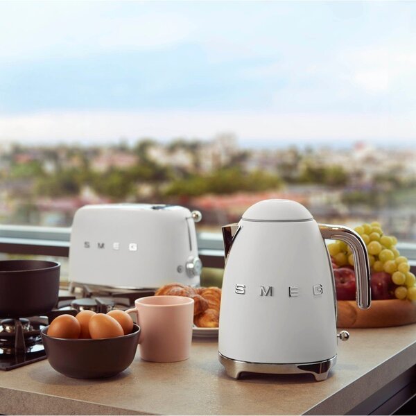 Електрическа кана в матово бял цвят 1,7 l 50's Retro Style – SMEG