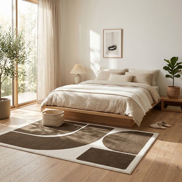 Кафяв/кремав килим 120x170 cm Arcade – ESTE