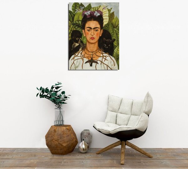 Репродукция на стена върху платно Frida Kahlo, 30 x 40 cm - Wallity