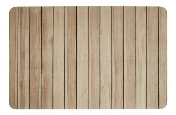 Килим за баня от диатомична глина в естествен цвят 39x60 cm Lepiana – Wenko