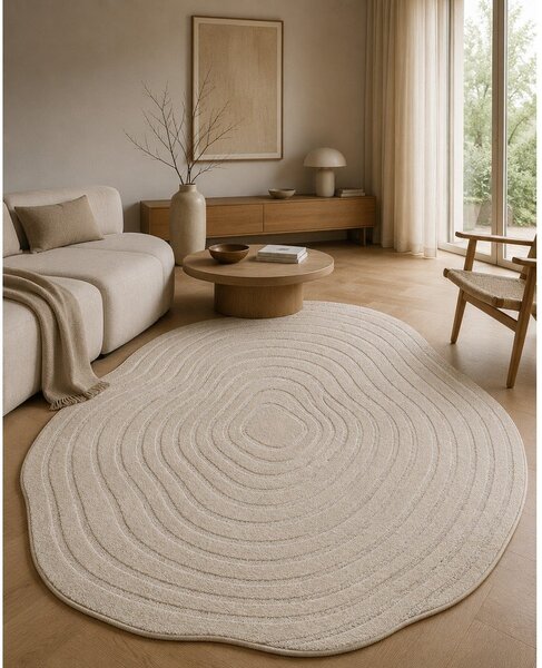 Бежов килим 160x230 cm Pebble – ESTE