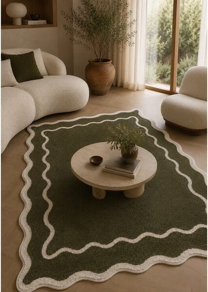 Тъмнозелен килим 120x170 cm Dolce – ESTE