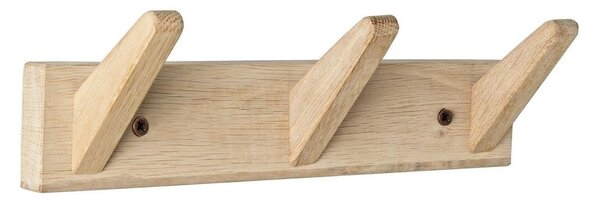 Стенна закачалка от масивен дъб в светло естествен цвят 31 cm Daiki – Yes Everyday