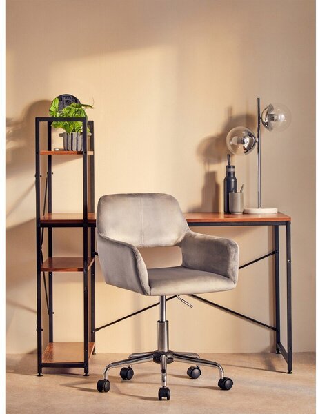 Сив тапициран офис стол Brent – Premier Housewares