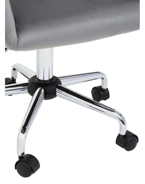 Сив тапициран офис стол Brent – Premier Housewares
