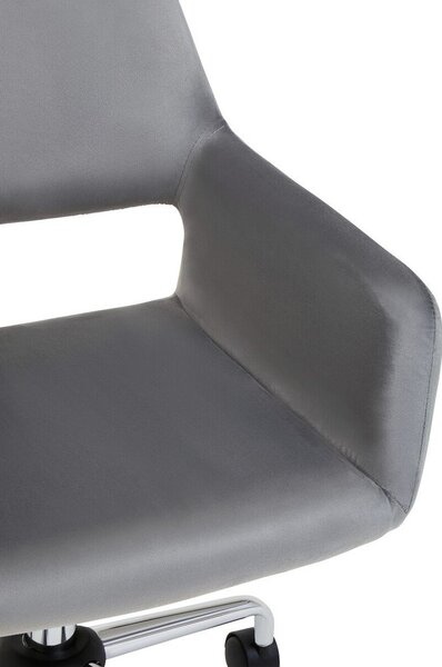 Сив тапициран офис стол Brent – Premier Housewares